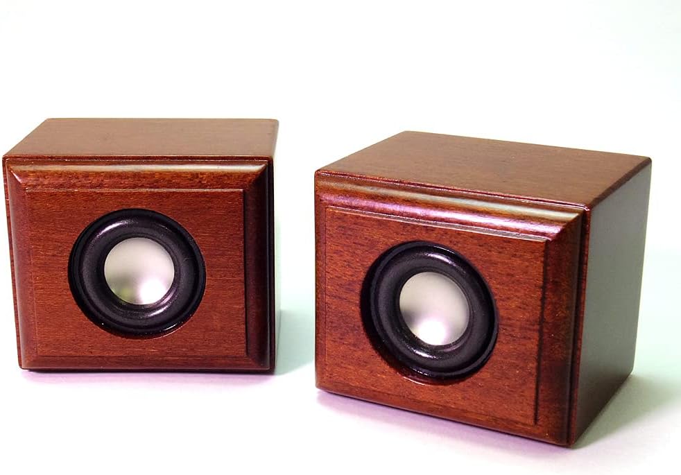 Amazon.co.jp: 高井工芸 ハイクラフト 天然木 本欅 キューブスピーカー